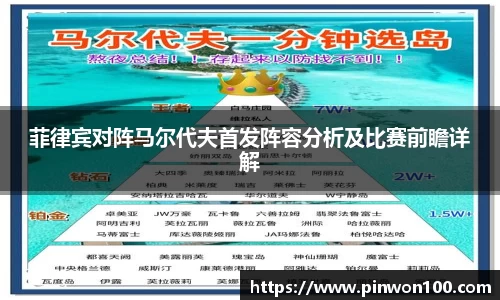 菲律宾对阵马尔代夫首发阵容分析及比赛前瞻详解
